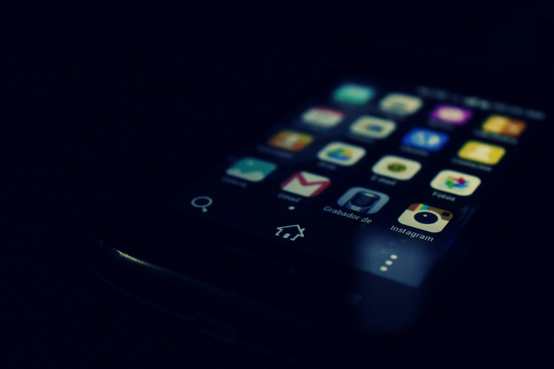 Smartphone screen being checked before choosing a dust- and water-resistant device